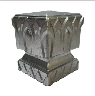 स्टेनलेस स्टील एल्यूमीनियम बाड़ पोस्ट भागों के लिए तांबे धातु मरने कस्टम रेत कास्टिंग